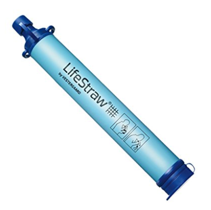 LifeStraw water filter for hiking