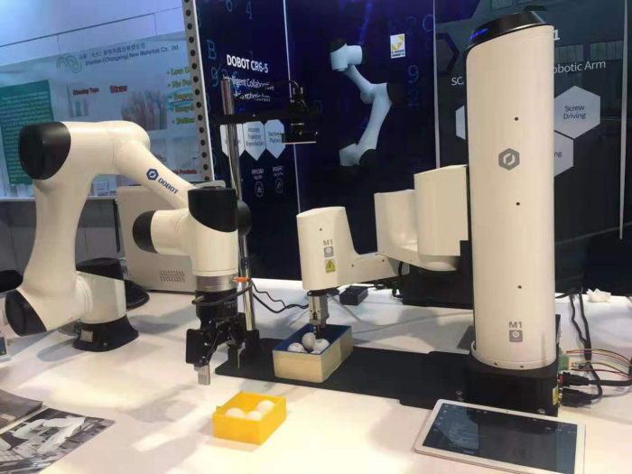 DOBOT m1 and DOBOT cr5 for cost-effective automation solutions
