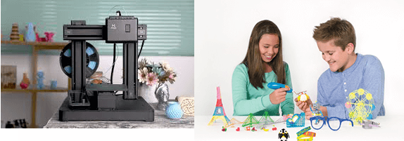 Educate children at home using 3D printer