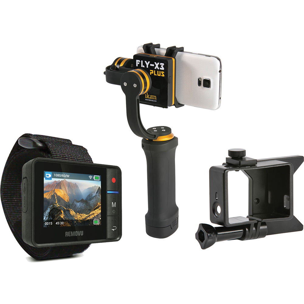 Ikan 3 axis gimbal for smartphone and GoPro